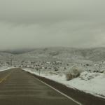 Neve nel deserto del Nevada